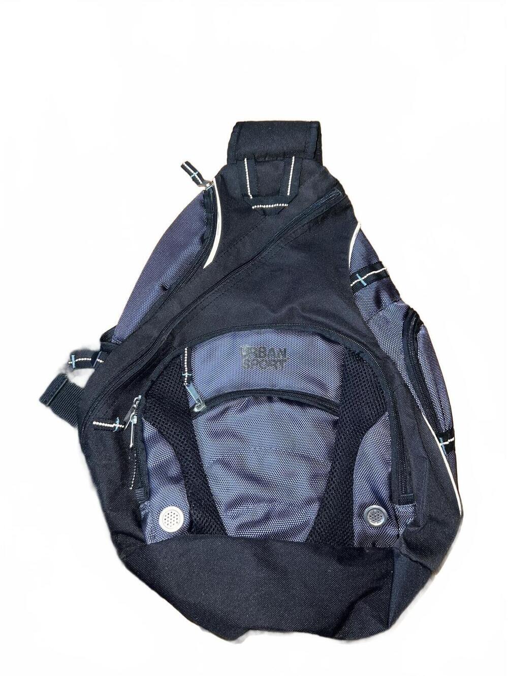 Urban Sport Black and Gray Sling Backpack
